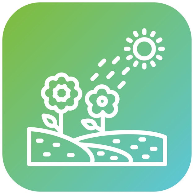 Diseño vectorial Estilo de icono de luminescencia animada