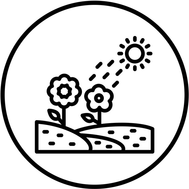 Diseño vectorial Estilo de icono de luminescencia animada
