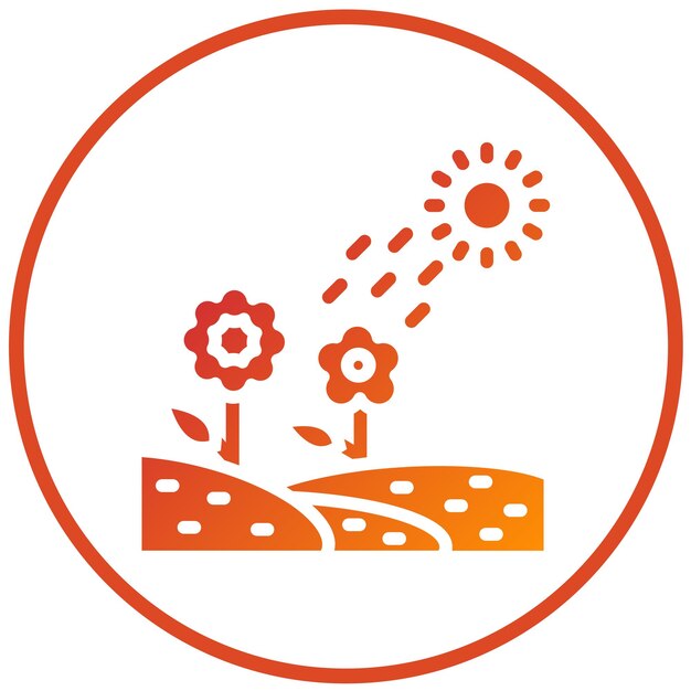 Diseño vectorial Estilo de icono de luminescencia animada