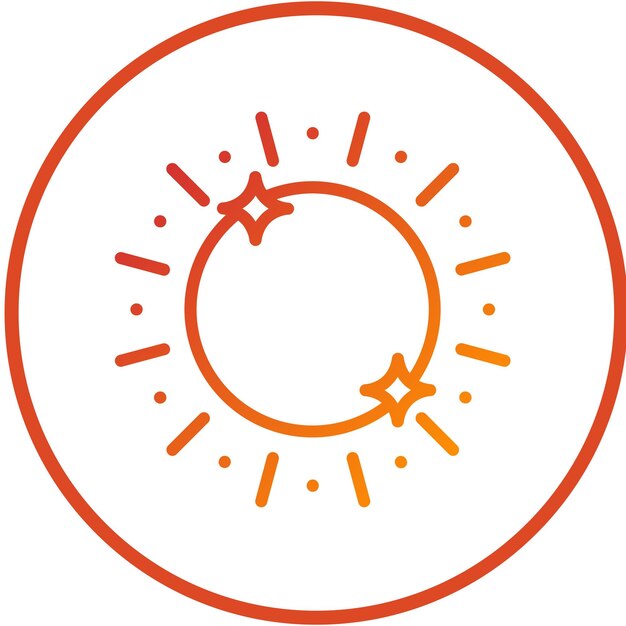 Diseño vectorial Estilo del icono luminiscente