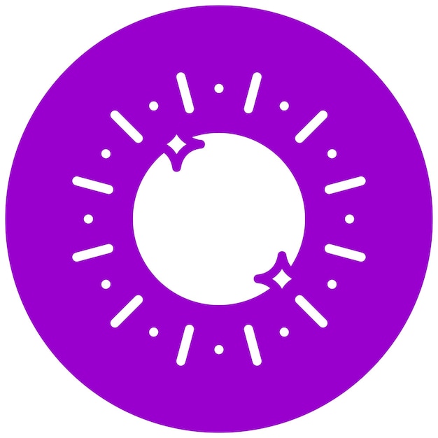 Diseño vectorial Estilo del icono luminiscente