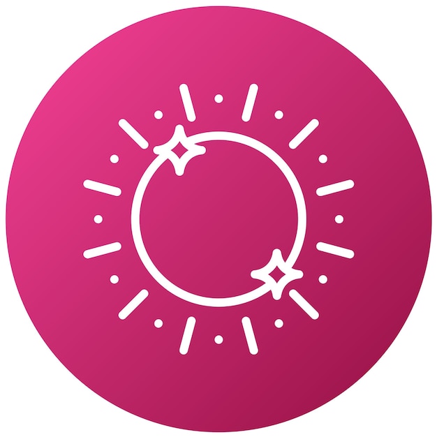 Diseño vectorial Estilo del icono luminiscente