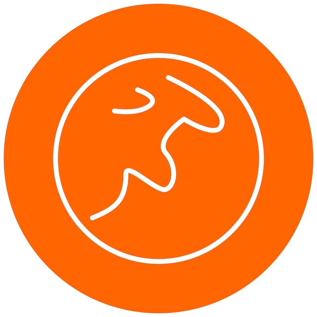 Diseño vectorial Estilo del icono de la luna