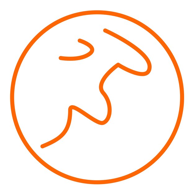 Diseño vectorial Estilo del icono de la luna