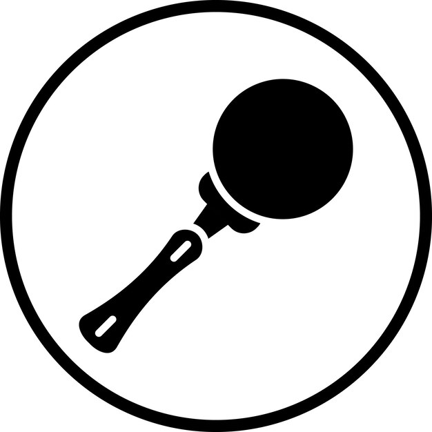 Diseño vectorial Estilo del icono de la lupa