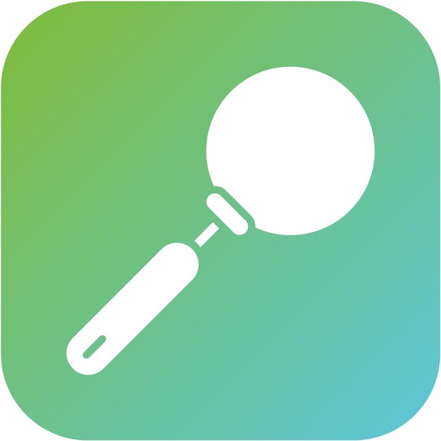 Diseño vectorial Estilo del icono de la lupa