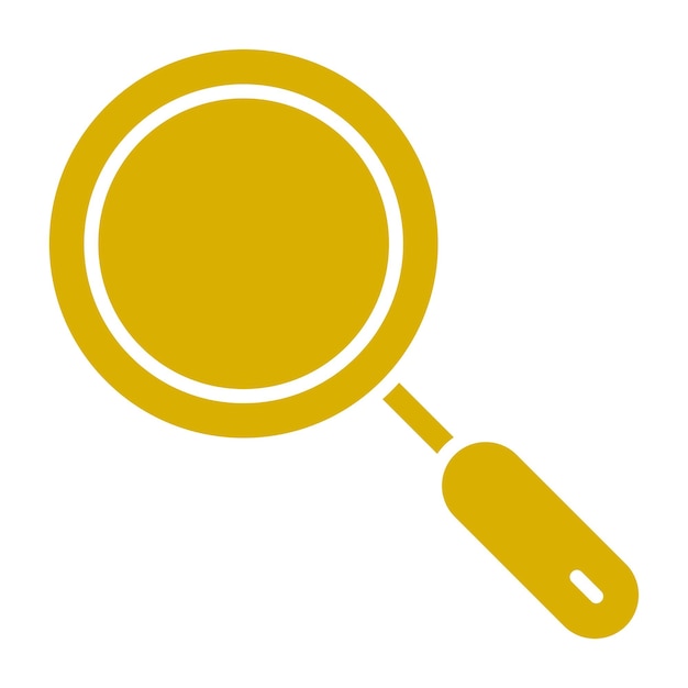 Diseño vectorial Estilo del icono de la lupa