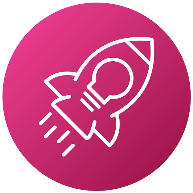Diseño vectorial Estilo de icono de luz de avance