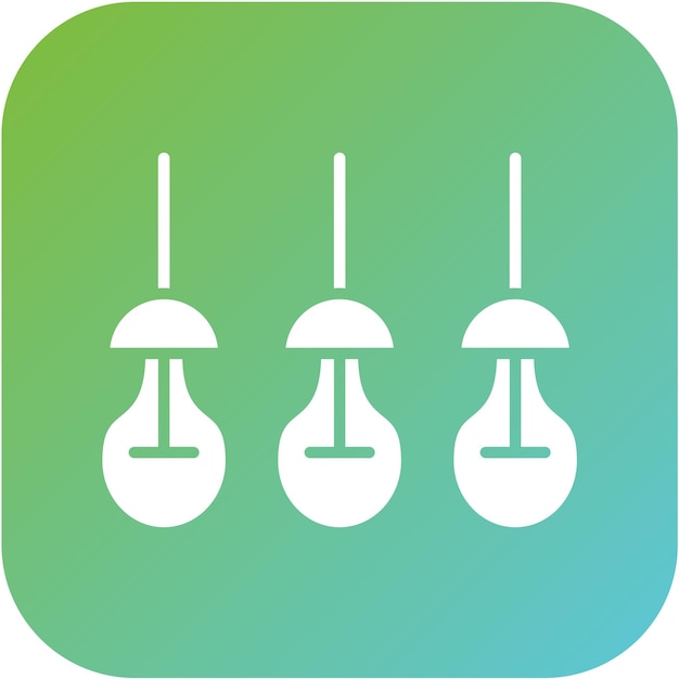 Diseño vectorial Estilo de icono de luz tres