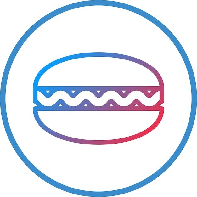 Diseño vectorial Estilo de icono de macarrón