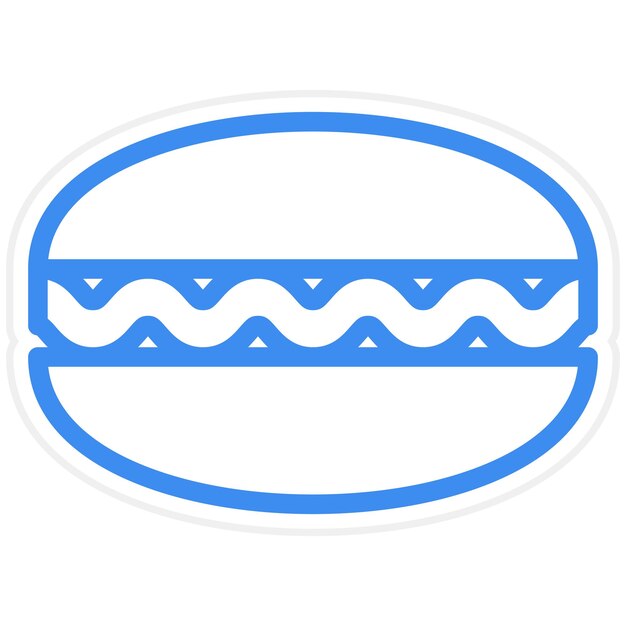 Diseño vectorial Estilo de icono de macarrón
