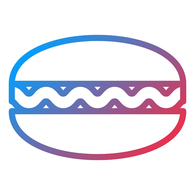 Diseño vectorial Estilo de icono de macarrón