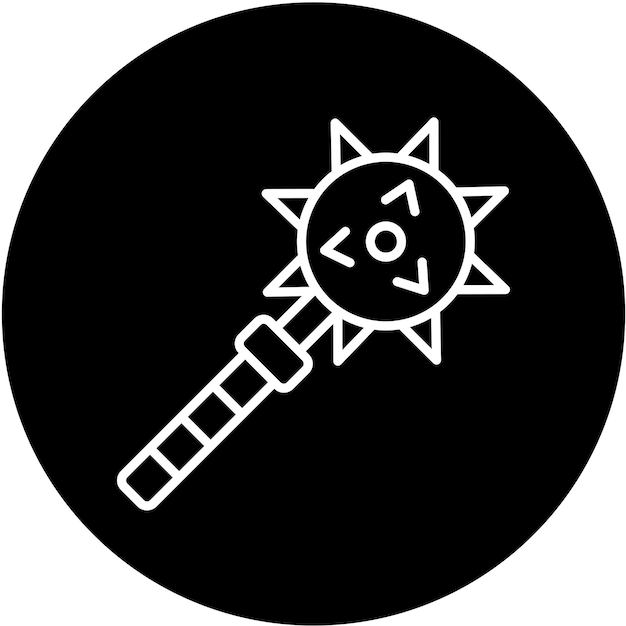 Diseño vectorial Estilo del icono de Mace
