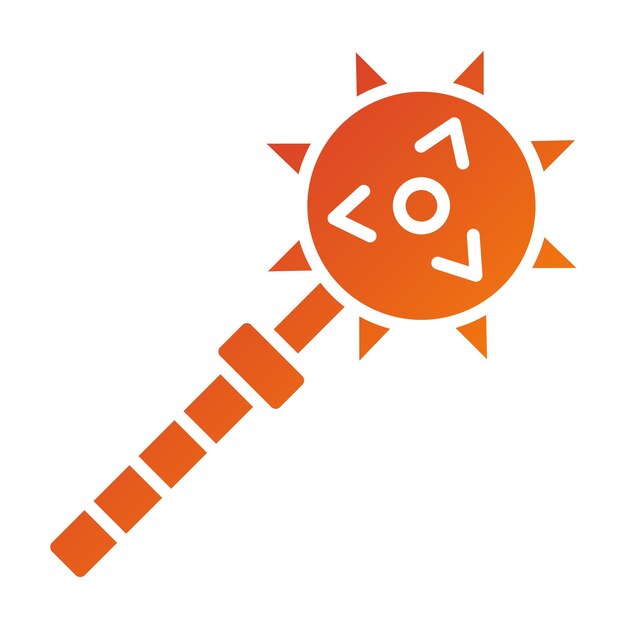 Diseño vectorial Estilo del icono de Mace