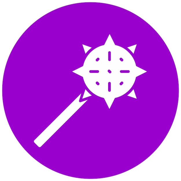Diseño vectorial Estilo del icono de Mace