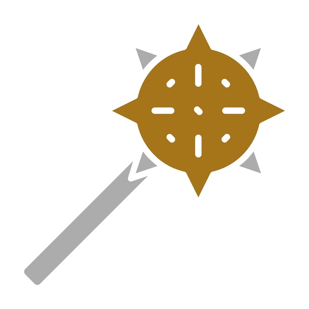 Diseño vectorial Estilo del icono de Mace