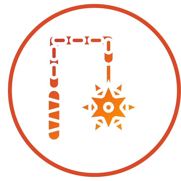 Diseño vectorial Estilo del icono de Mace