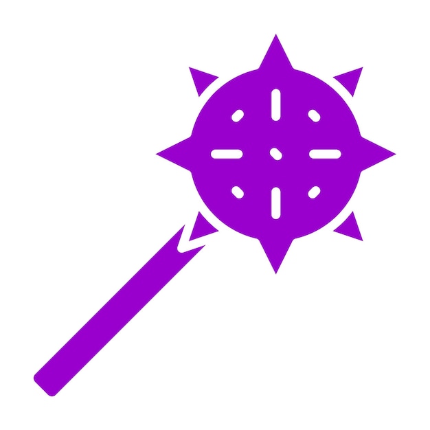 Diseño vectorial Estilo del icono de Mace