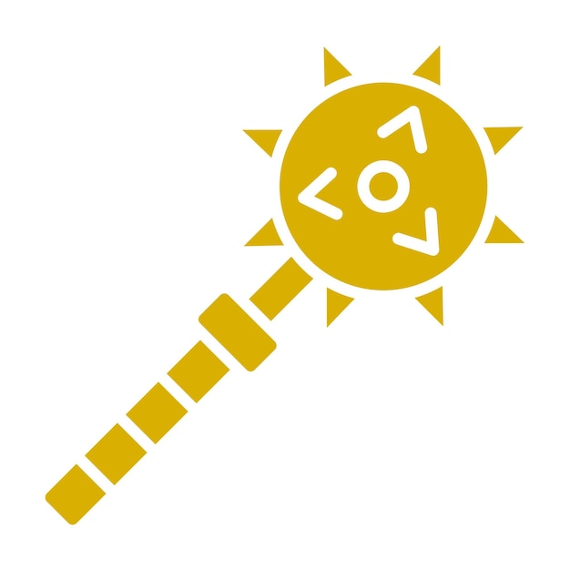 Diseño vectorial Estilo del icono de Mace