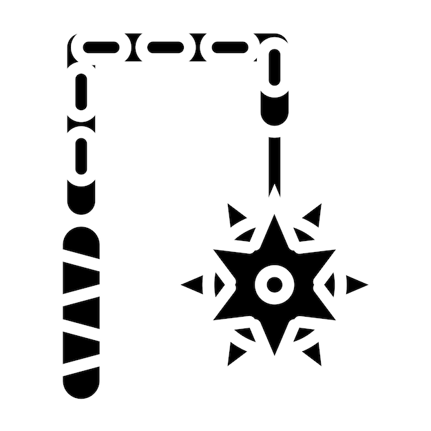 Diseño vectorial Estilo del icono de Mace