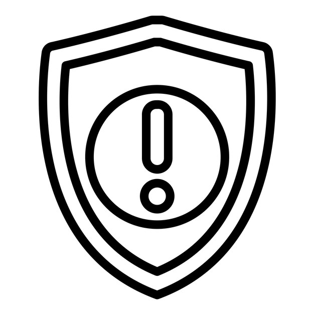 Diseño vectorial Estilo de icono maestro del escudo