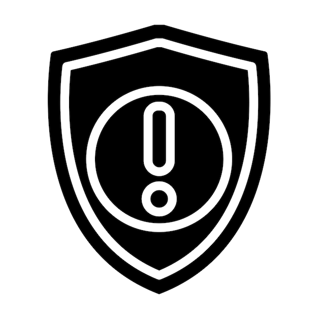Diseño vectorial Estilo de icono maestro del escudo