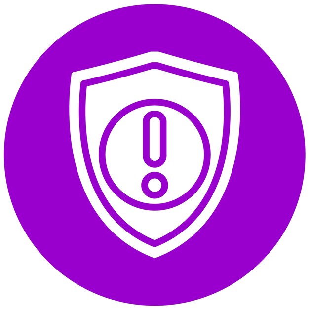 Diseño vectorial Estilo de icono maestro del escudo