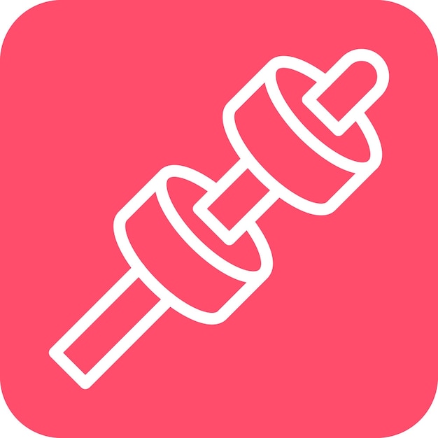 Diseño vectorial Estilo de icono de malvavisco