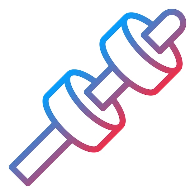 Diseño vectorial Estilo de icono de malvavisco