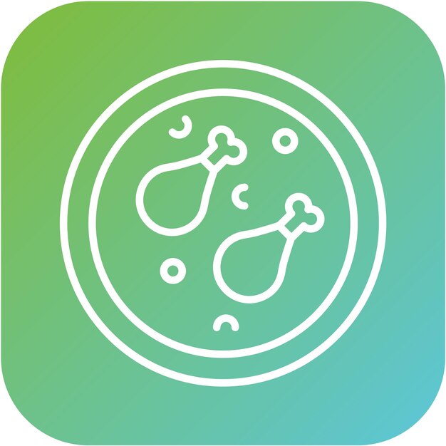 Diseño vectorial Estilo del icono de Mandi