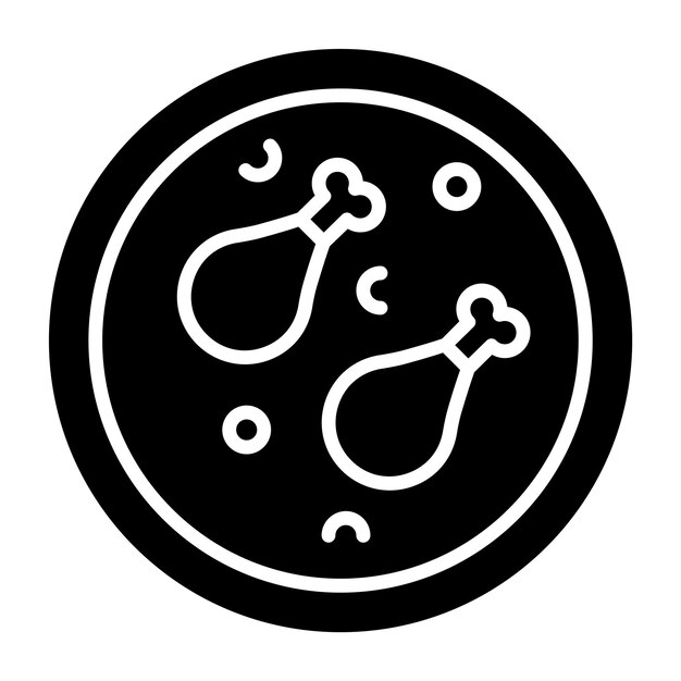 Diseño vectorial Estilo del icono de Mandi