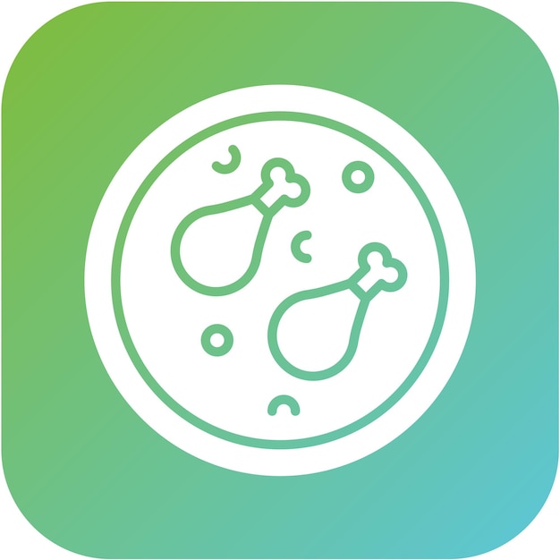 Diseño vectorial Estilo del icono de Mandi