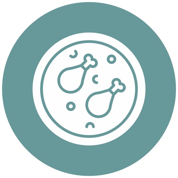 Diseño vectorial Estilo del icono de Mandi