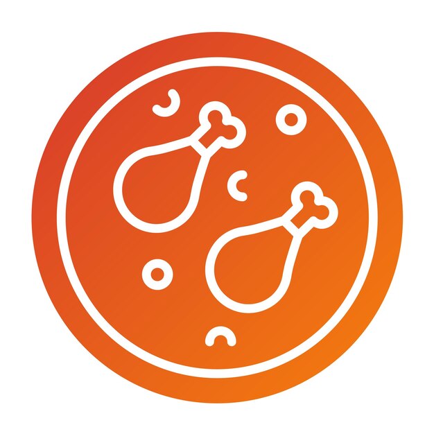 Diseño vectorial Estilo del icono de Mandi