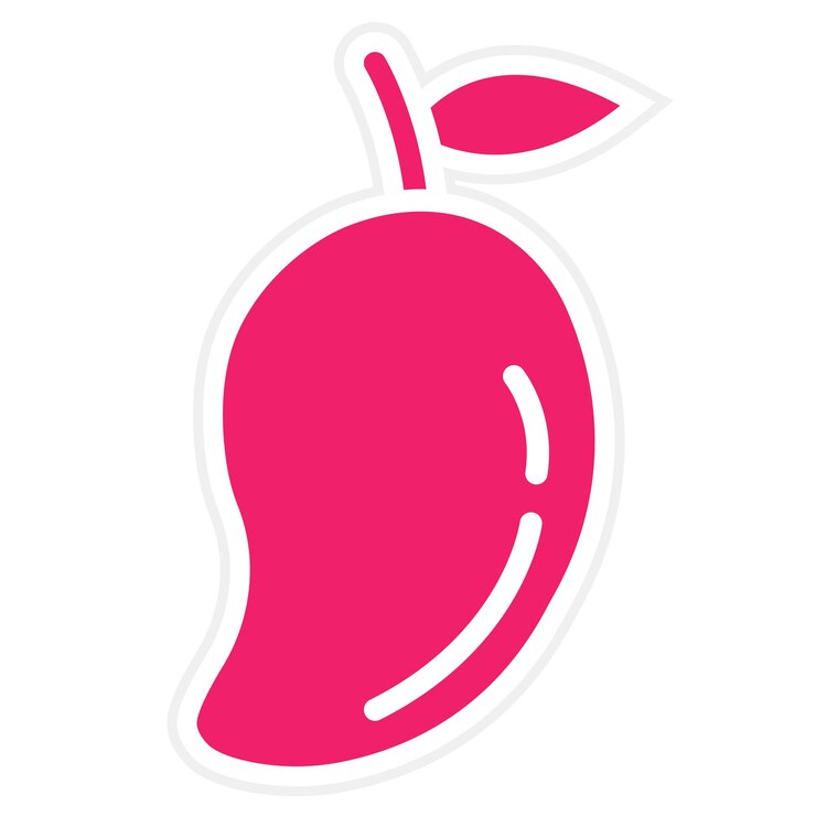 Vector diseño vectorial estilo del icono de mango mirth