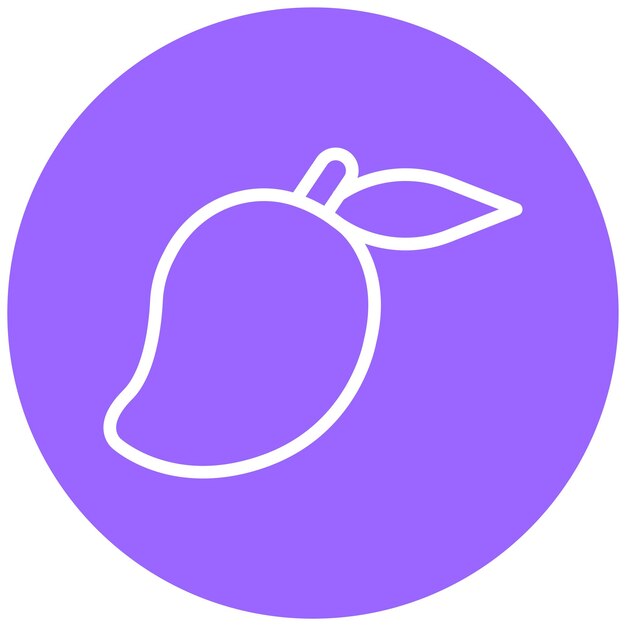 Diseño vectorial Estilo de icono de mango