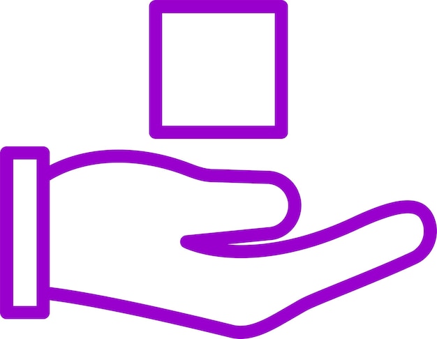 Diseño vectorial Estilo del icono de la manija de arrastre