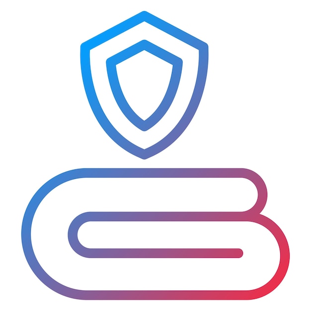 Diseño vectorial Estilo del icono de la manta de emergencia