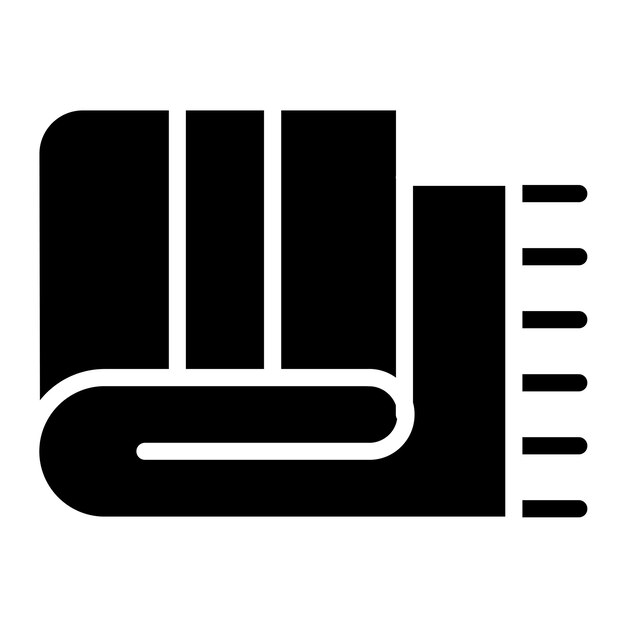 Diseño vectorial Estilo del icono de la manta de lanzamiento