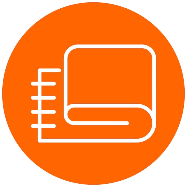 Diseño vectorial Estilo del icono de la manta ponderada