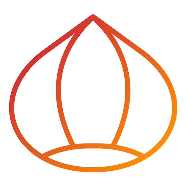 Diseño vectorial de estilo de icono de mantequilla de avellana