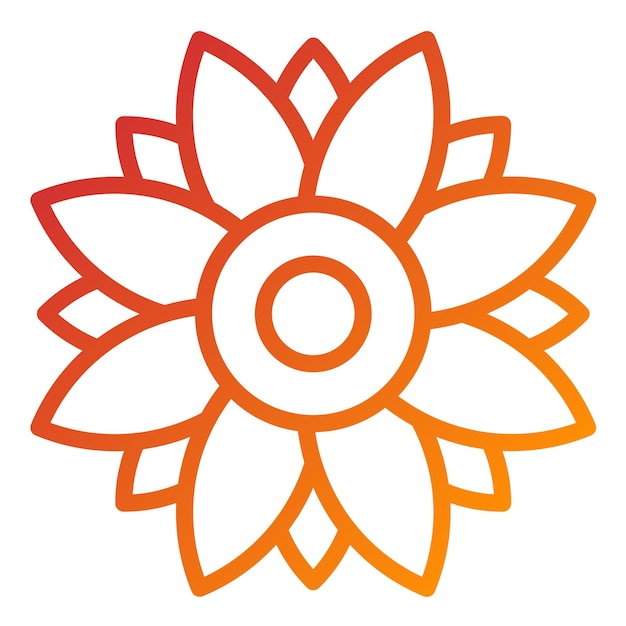 Diseño vectorial de estilo de icono de mantequilla de girasol