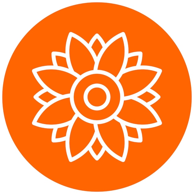 Diseño vectorial de estilo de icono de mantequilla de girasol