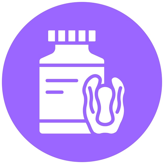 Diseño vectorial Estilo del icono de la mantequilla de pecan