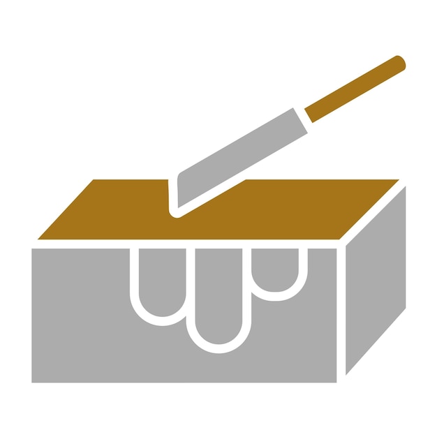 Diseño vectorial de estilo de icono de mantequilla