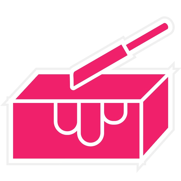 Diseño vectorial de estilo de icono de mantequilla