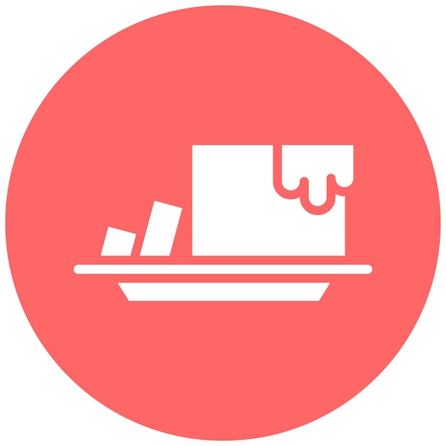 Diseño vectorial de estilo de icono de mantequilla