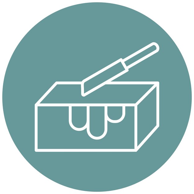 Diseño vectorial de estilo de icono de mantequilla