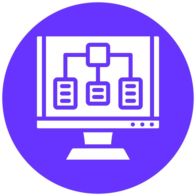 Diseño vectorial Estilo del icono del mapa del sitio