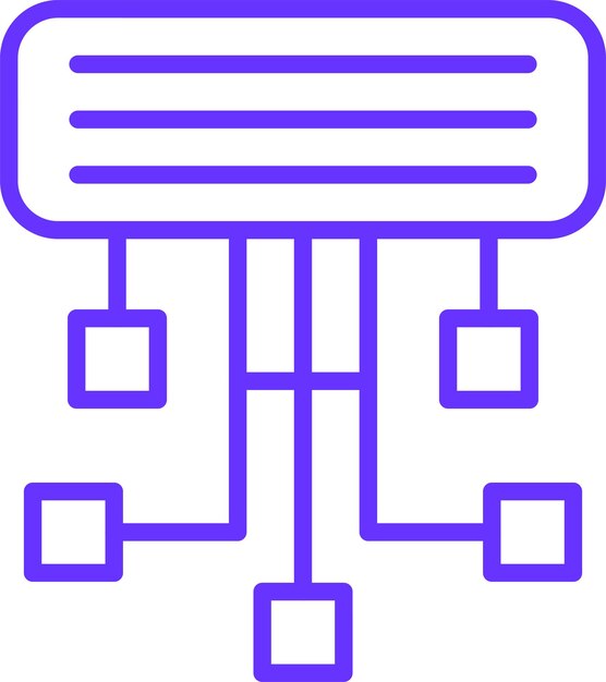 Diseño vectorial Estilo del icono del mapa del sitio